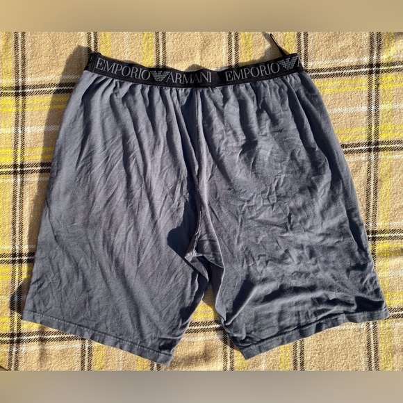 Emporio Armani Underwear Lightweight Loose Fit Shorts - Picture 2 of 4